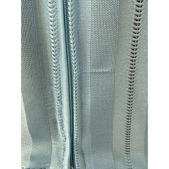 Vintage 70's Baby Blue Mai Dress With Lace Yoke Size Small - Picture 14 of 16